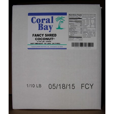 Coral Bay Coral Bay Fancy Shred Coconut 10lbs CB017